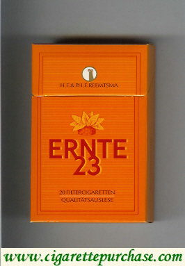 Ernte 23 cigarettes hard box